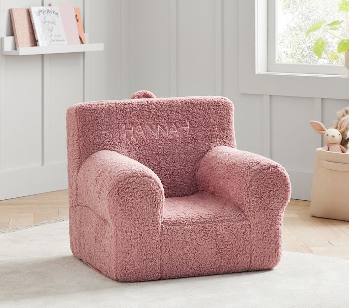 Anywhere Chair®, Pink Berry Cozy Sherpa Slipcovers Only Pottery