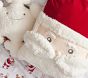White Santa &amp; Snowflake Pillow Set