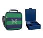 Mackenzie Green Navy Stripe Lunch &amp; Bento Bundle, Set of 2