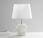 Embossed Bisque Elephant 3-Way Lamp