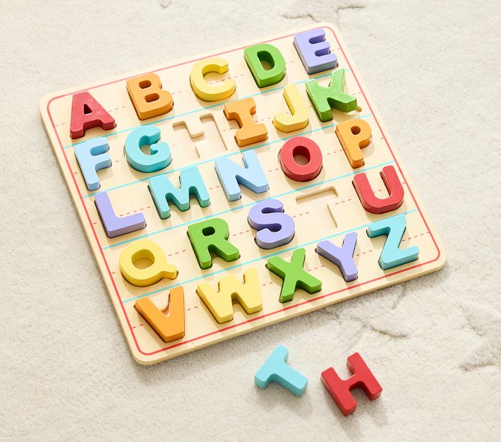 Alphabet Puzzle Educational Toys For Kids Pottery Barn Kids
