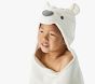 Winter Bear Plush Kid Hooded Towel