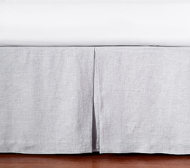 European Linen Crib Skirt