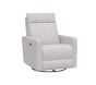 Open Box: Paxton Deluxe Swivel Glider Recliner - Light Gray, Eco Performance Weave