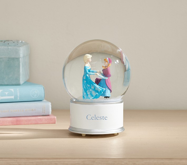 Frozen Anna & Elsa Musical Snow Globe | Pottery Barn Kids