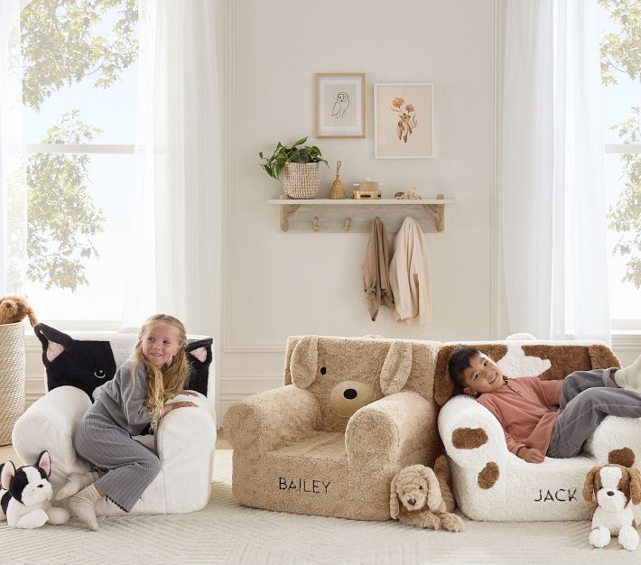 French Bulldog Fur Plush Pottery Barn Kids