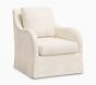 Kelsey Slipcovered Swivel Glider
