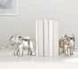 Antique Elephant Book Ends