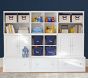 Cameron 3 x 3 Mixed Shelves Wall Storage System with Cabinets