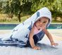 Whale Reversible Baby Beach Hooded Towel UPF 50+