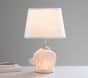Embossed Bisque Elephant 3-Way Lamp