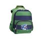 Fairfax Green/Navy Rugby Stripe Backpacks