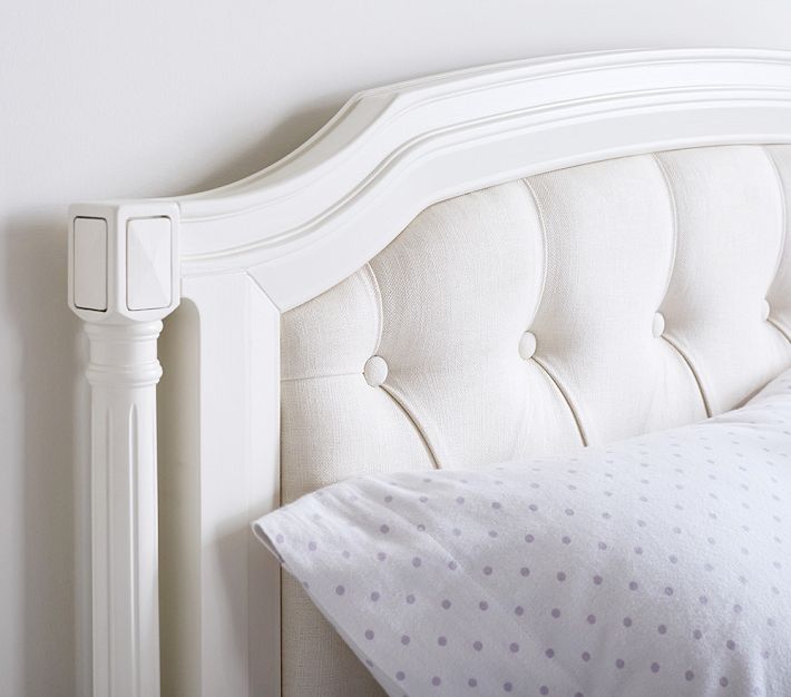 Headboard Upholstered Tufted Crib Blythe 3-In-1 Convertible Crib