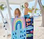 Funny Fish Kid Beach Towel  UPF 50+