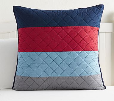 Block Stripe Euro Sham