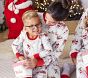 Open Box: Adult Black Santa Organic Cotton Pajama Set