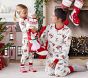 Open Box: Adult Black Santa Organic Cotton Pajama Set