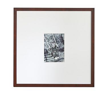 18" x 18" Frame - Mat holds a 5" x 7" photo