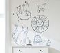 west elm x pbk Animal Parade Wall Decal