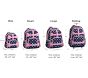 Mackenzie Plum Glitter Heart Backpacks