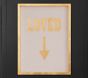 The Emily & Meritt "LOVED" Framed Art