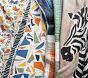 west elm x pbk Mid-Century Zebra Baby Blanket