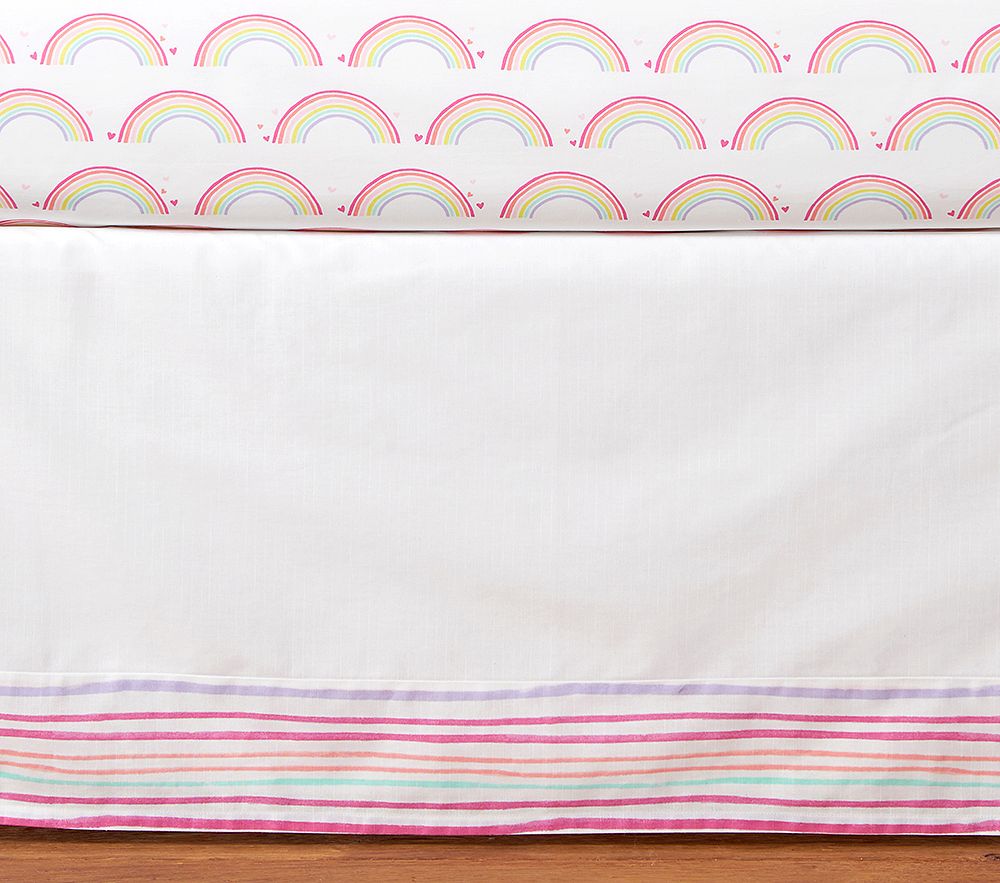 Rainbow Crib Skirt | Pottery Barn Kids