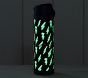 Mackenzie  Navy Lightning Bolt Glow-in-the-Dark Water Bottles
