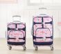 Mackenzie Pink & Navy Puppy Spinner Luggage