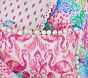 Lilly Pulitzer Reversible Beach Bathers Ikat Lumbar Pillow