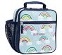 Mackenzie Light Blue Reflective Rainbow Classic Lunch Box