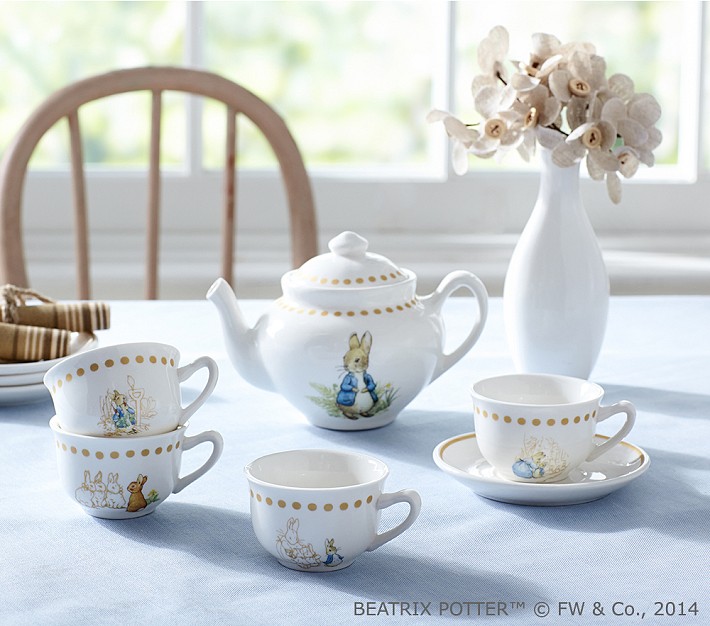 Peter Rabbit™ Tea Set | Pottery Barn Kids