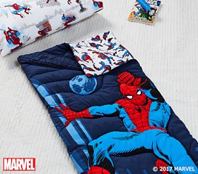 スーパーヒーロー スパイダーマン 子供用 寝袋 スリーピングバッグ USA購入 スーパーヒーロー スパイダーマン 子供用 寝袋 スリーピング