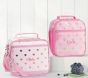 Mackenzie Pink/Gold Foil Hearts Lunch Boxes