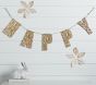 Emily &amp; Meritt Gold Sequin Letters & Garlands