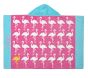Nantucket Repeat Flamingo Baby Beach Hooded Towel UPF 50+