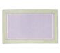 Polka Dot Border Rug - Purple