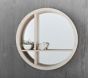 Round Shelf Mirror