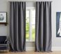 Natural Basketweave Blackout Curtain Panel