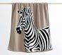 west elm x pbk Mid-Century Zebra Baby Blanket