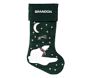 Polar Bear With Scarf Luxe Velvet Stocking