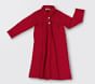 Solid Red Flannel Kid Nightgown