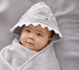 Gray Shark Baby Hooded Towel