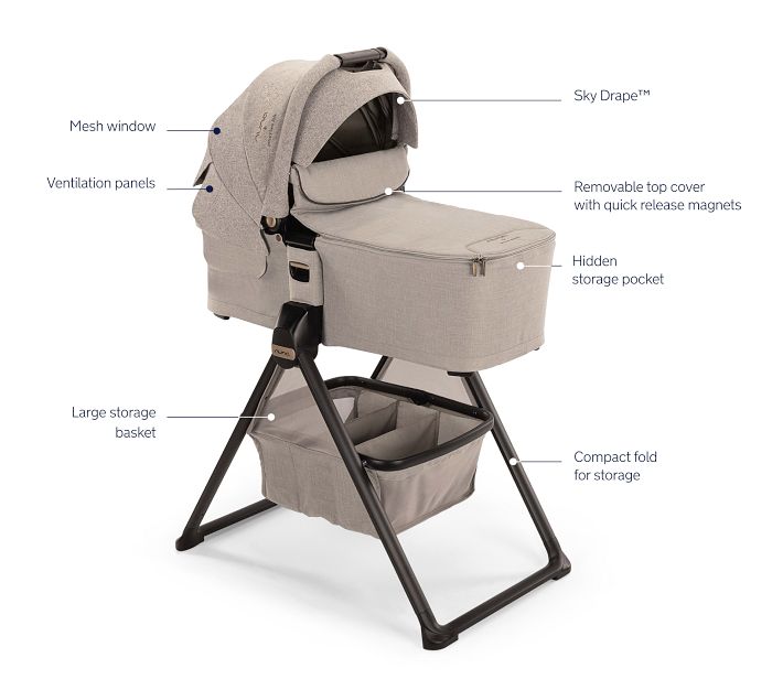 Nuna MIXX™ Next Stroller Bassinet Stand Pottery Barn Kids
