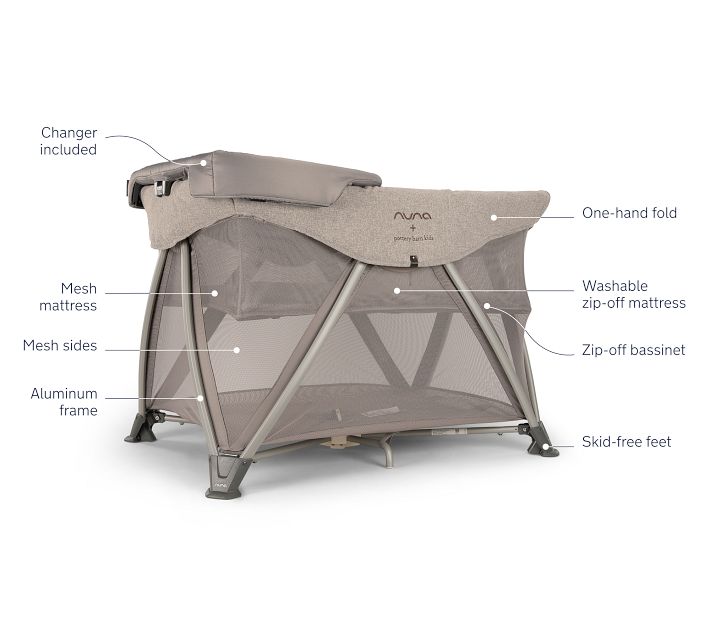 Nuna SENA™ Aire Playard | Portable Cribs | Pottery Barn Kids