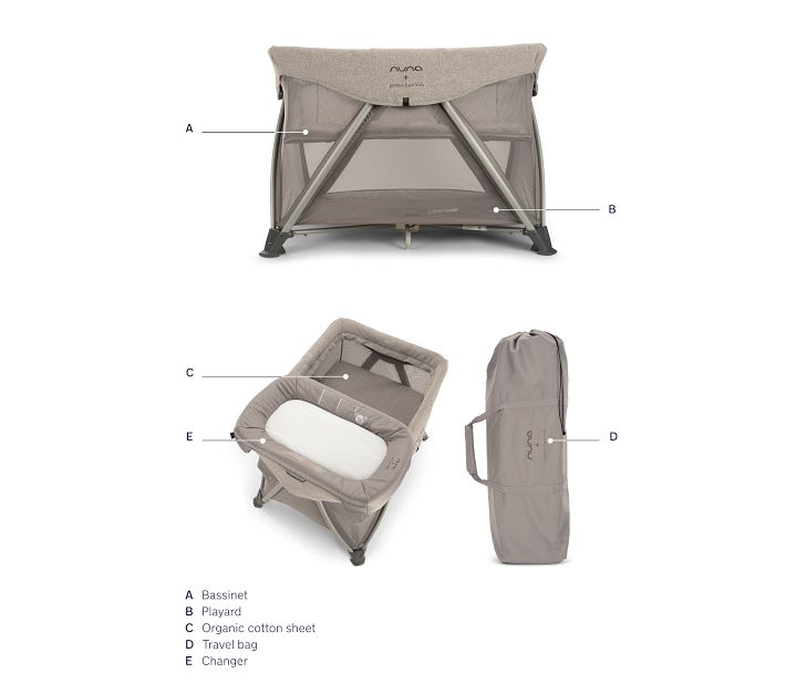 Nuna SENA™ Aire Playard Portable Cribs Pottery Barn Kids
