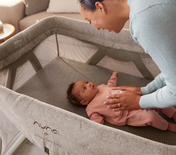 Nuna sena aire ベビーベッドpottery barn限定品 Nuna SENA™ Aire Playard | Portable Cribs | Pottery Barn Kids
