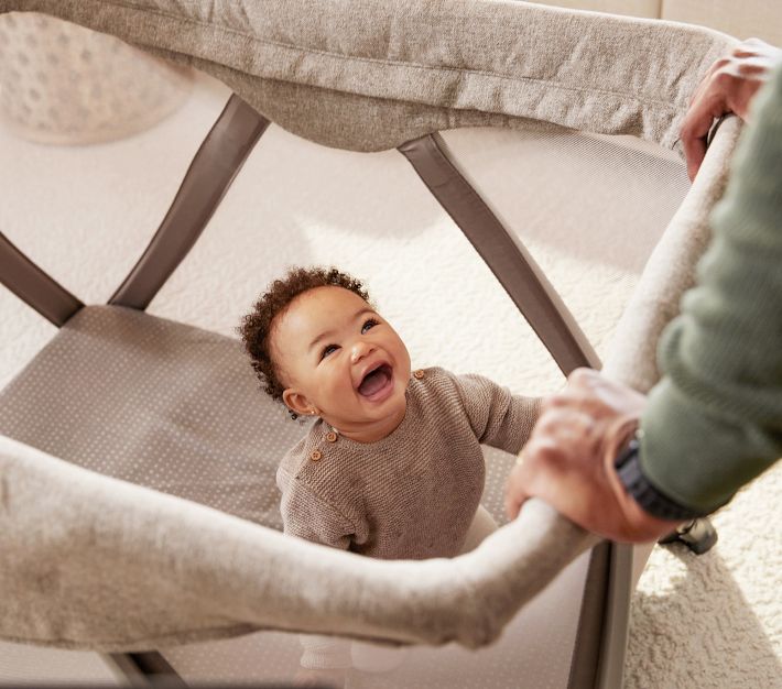 Nuna sena aire ベビーベッドpottery barn限定品 Nuna SENA™ Aire Playard | Portable Cribs | Pottery Barn Kids