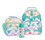 Mackenzie Aqua Rainbow Hearts Backpack &amp; Lunch Bundle, Set of 3
