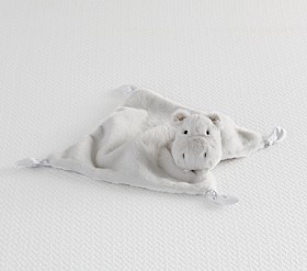 Apricot Lamb Hippo Blanket Soft Loveys For Baby Boy And Girl,13x13 Inches